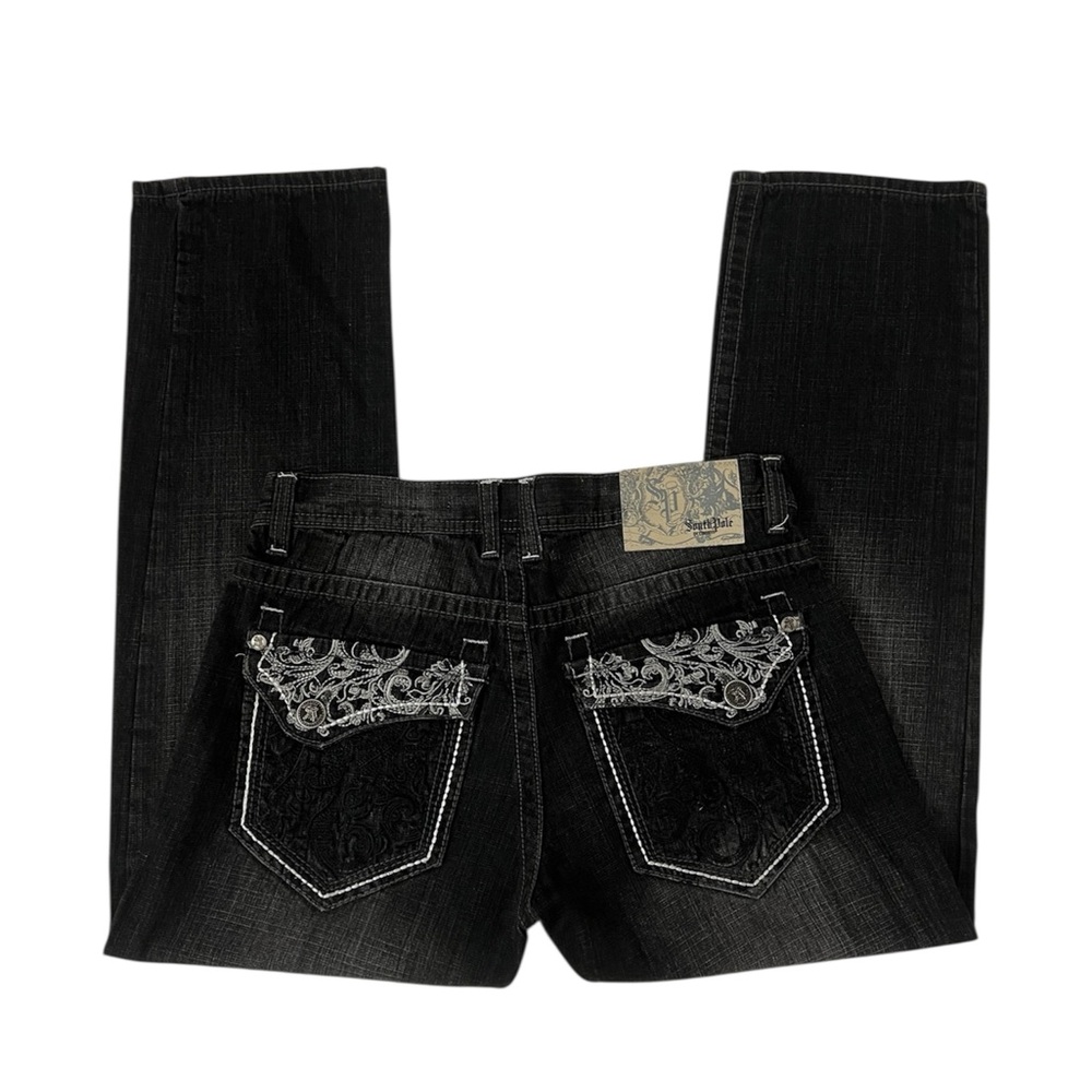 Vintage Southpole Premium Embroidered Pocket Jeans Y2K